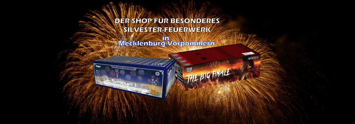 Silvester Feuerwerk Shop Mecklenburg-Vorpommern Rostock
