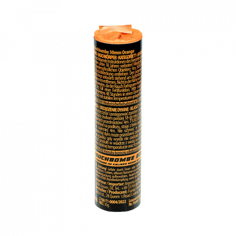 Rauchbombe Orange 30mm