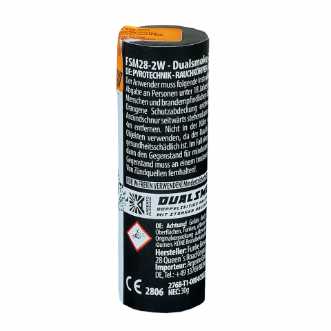 Rauchbombe Dualsmoke 28mm Weiß