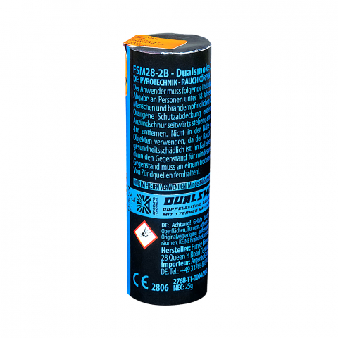 Rauchbombe Dualsmoke 28mm Blau
