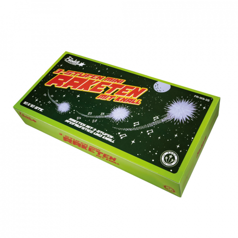Funke 3-Stufen Mini-Raketen Silbercracker 10er Beutel