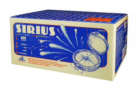 Alba Feuerwerk Sirius, 112-Schuss Verbundfeuerwerk