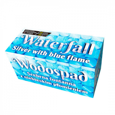 Jorge Wasserfall Silber-Blau, Waterfall