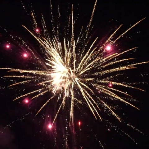 SRPYRO Gold Red Blink No. 10