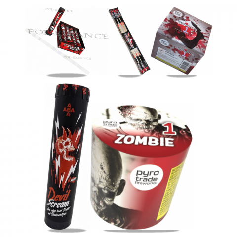 🎃👻 Spooky Feuerwerks-Set – Schaurig spektakulär! 💥🔥