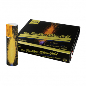 4m Fontäne Blau-Gold