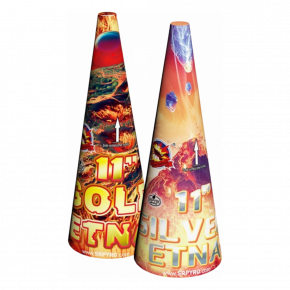 SRPYRO Vulkan Etna Gold und Silber 2 Stücke